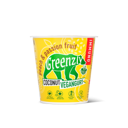 Greenzly Peach-Passion Fruit 130 g – vegangurt | Magda Plant-Based